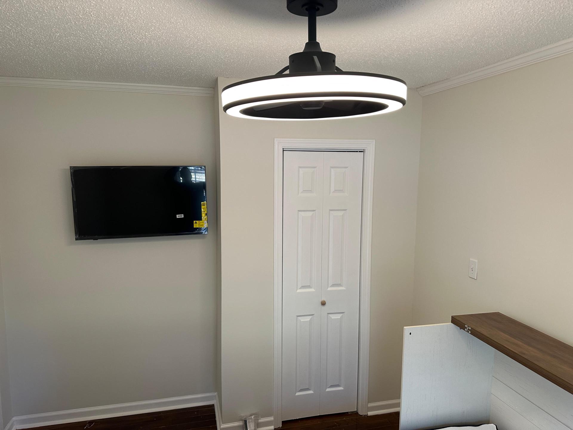 Bedroom 1 w/smart T.V.