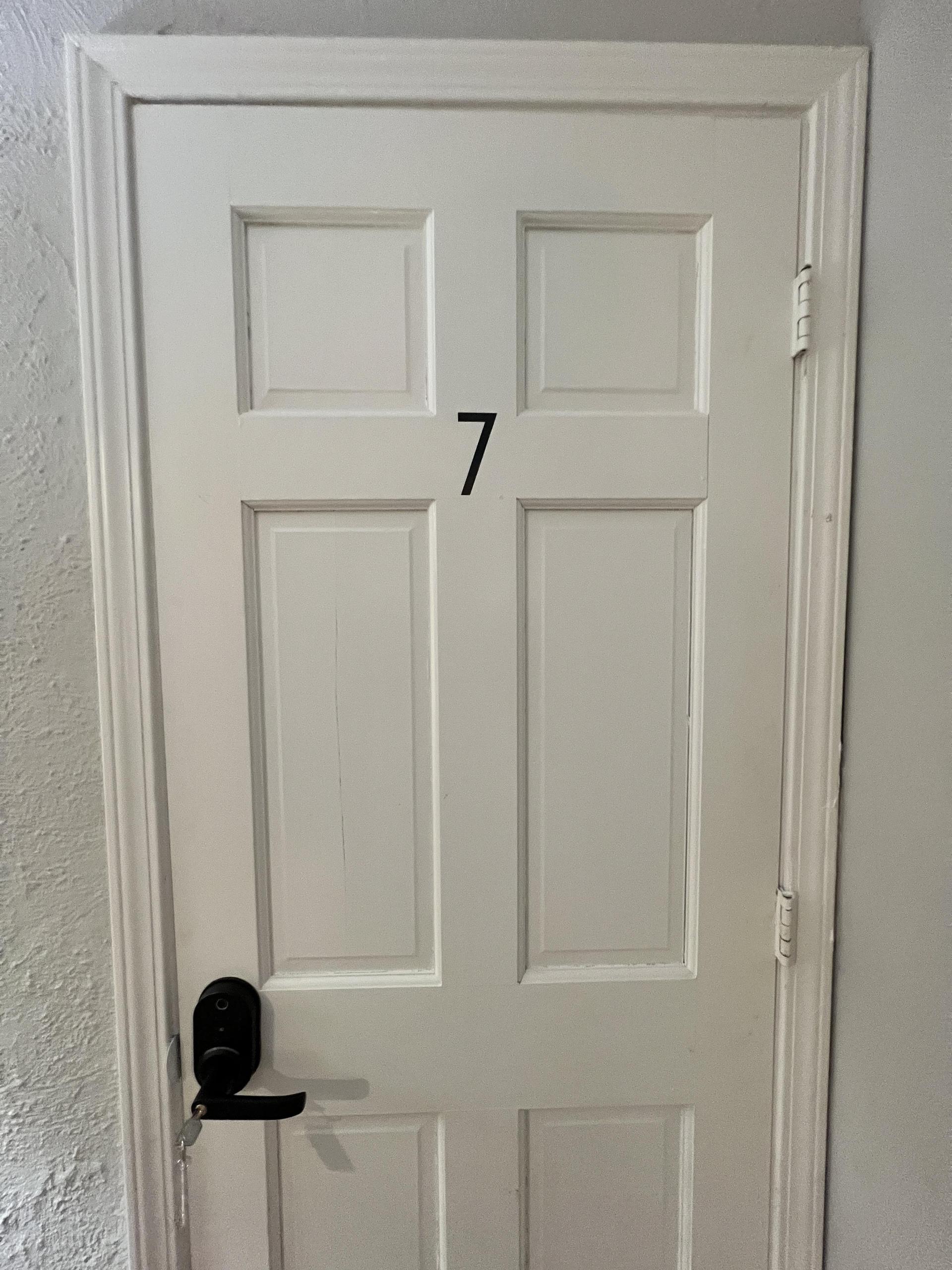 Room #7 with smart lock!