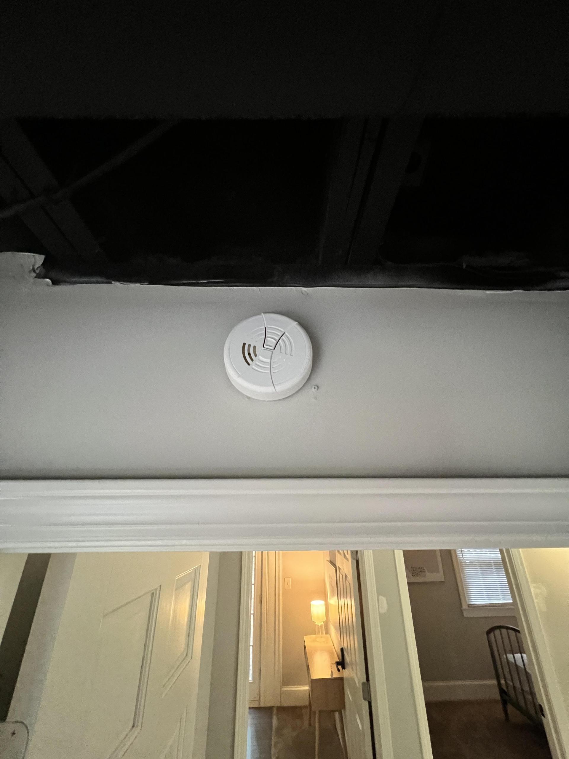 Room #7's smoke detector.