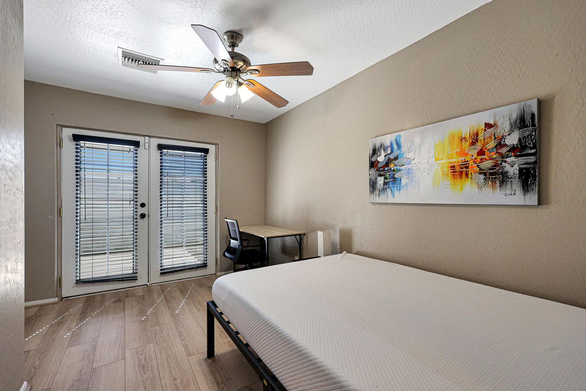 Bedroom 4 Exit to Private Patio (Shared with Room 2)