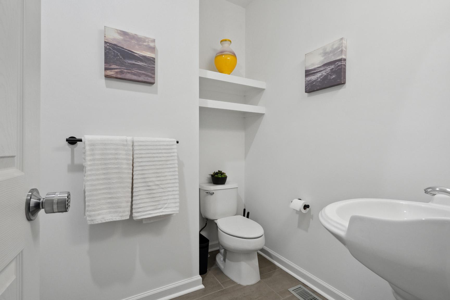 This Room shares a Bathroom with Room 5 and is located up one flight of stairs.