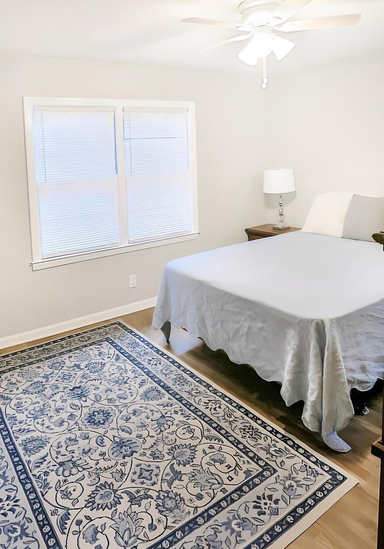 Private Bathroom - Large Room, Queen Bed, Desk, New Windows.