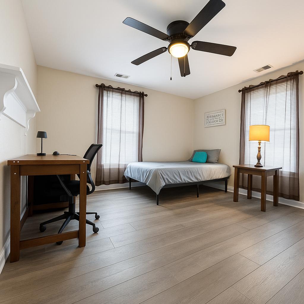 Room for Rent - Modern, Safe & Cozy Co-Living in Rocky Mount – Fully Furnished Rooms + FREE Washer/Dryer and Dish Washer included