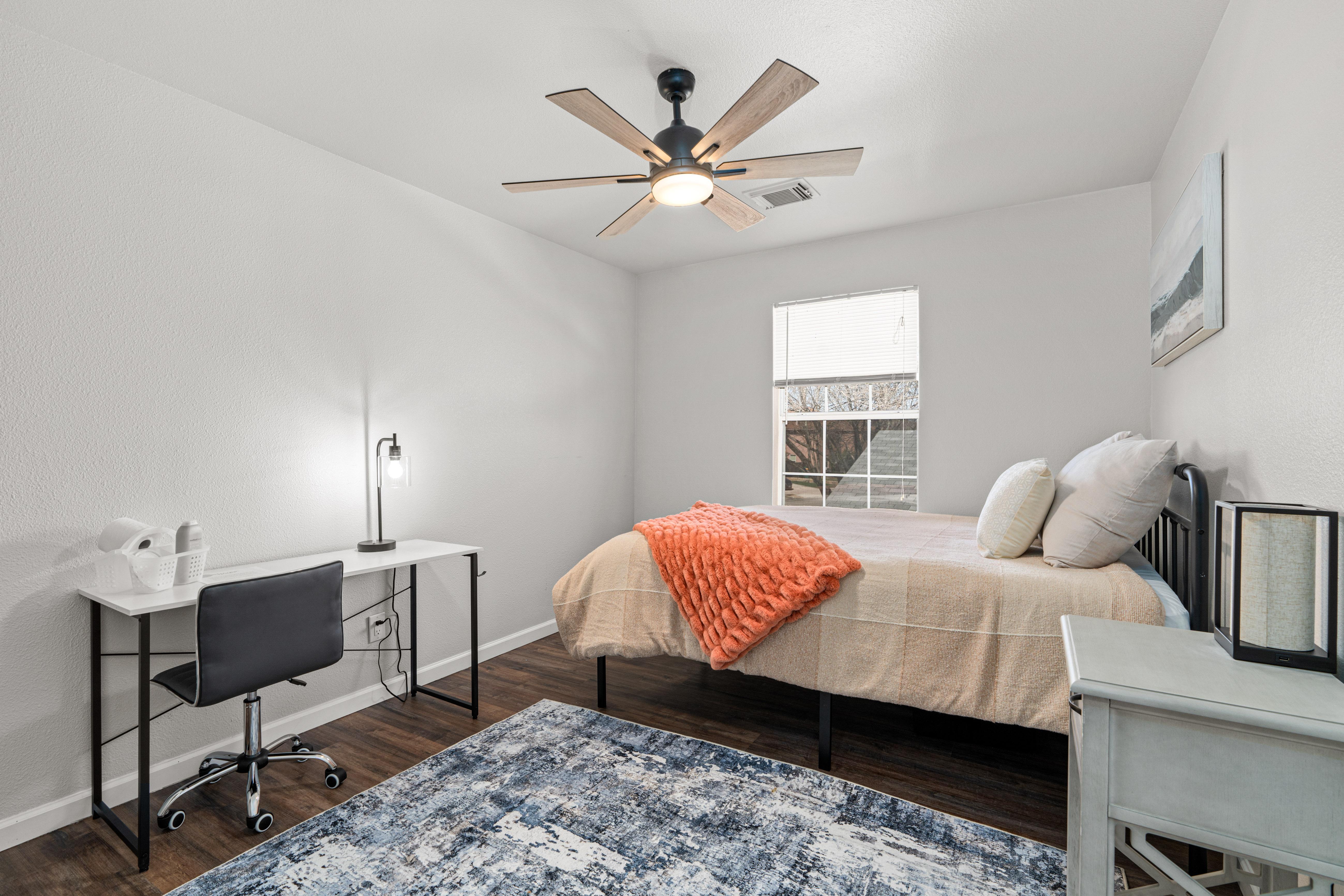 The Bluebonnet House bedroom