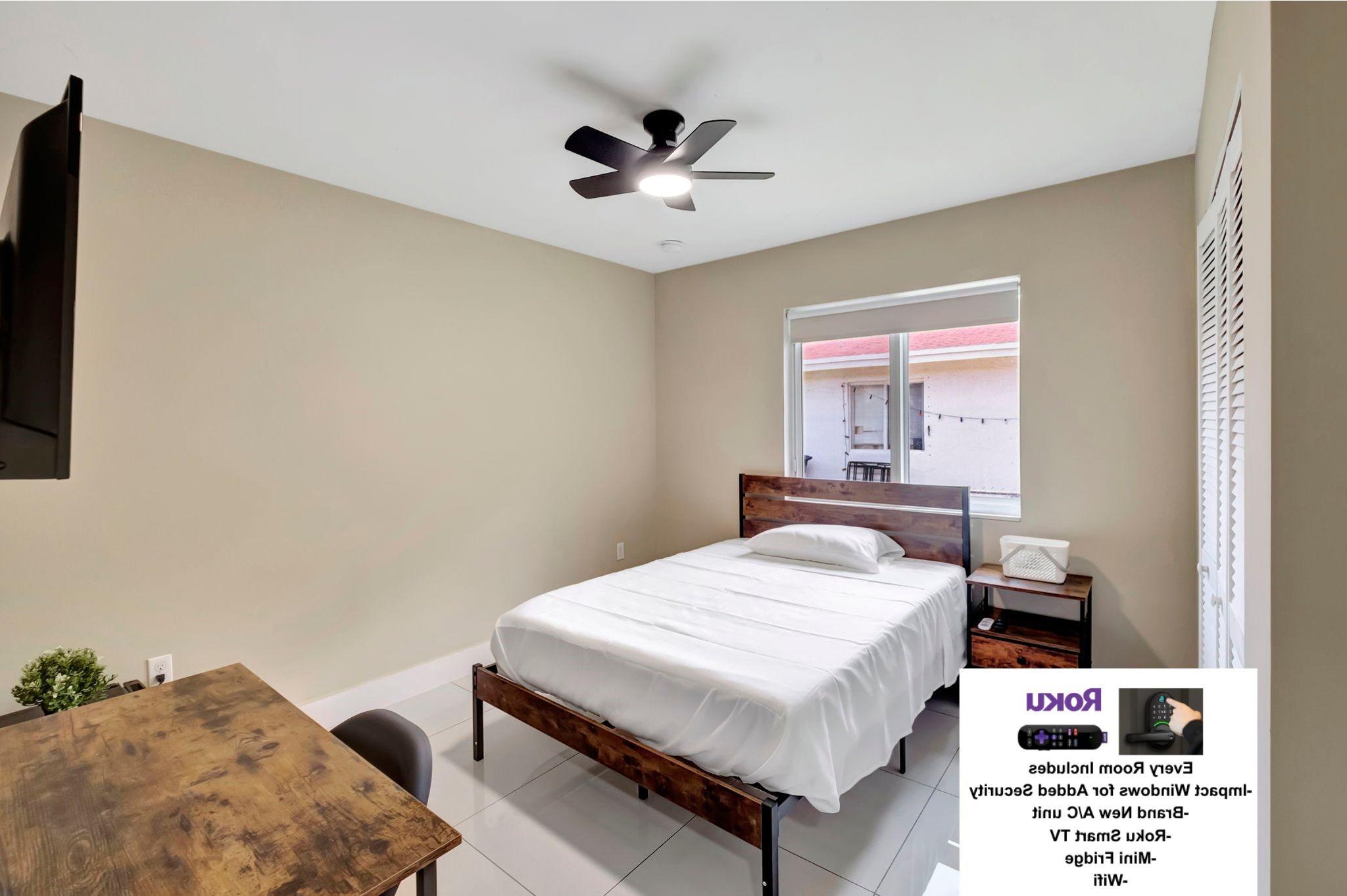 Room for Rent - No Move-in Fee! All Utilities Included! Free Fast Wi-Fi Smart Lock Rooms