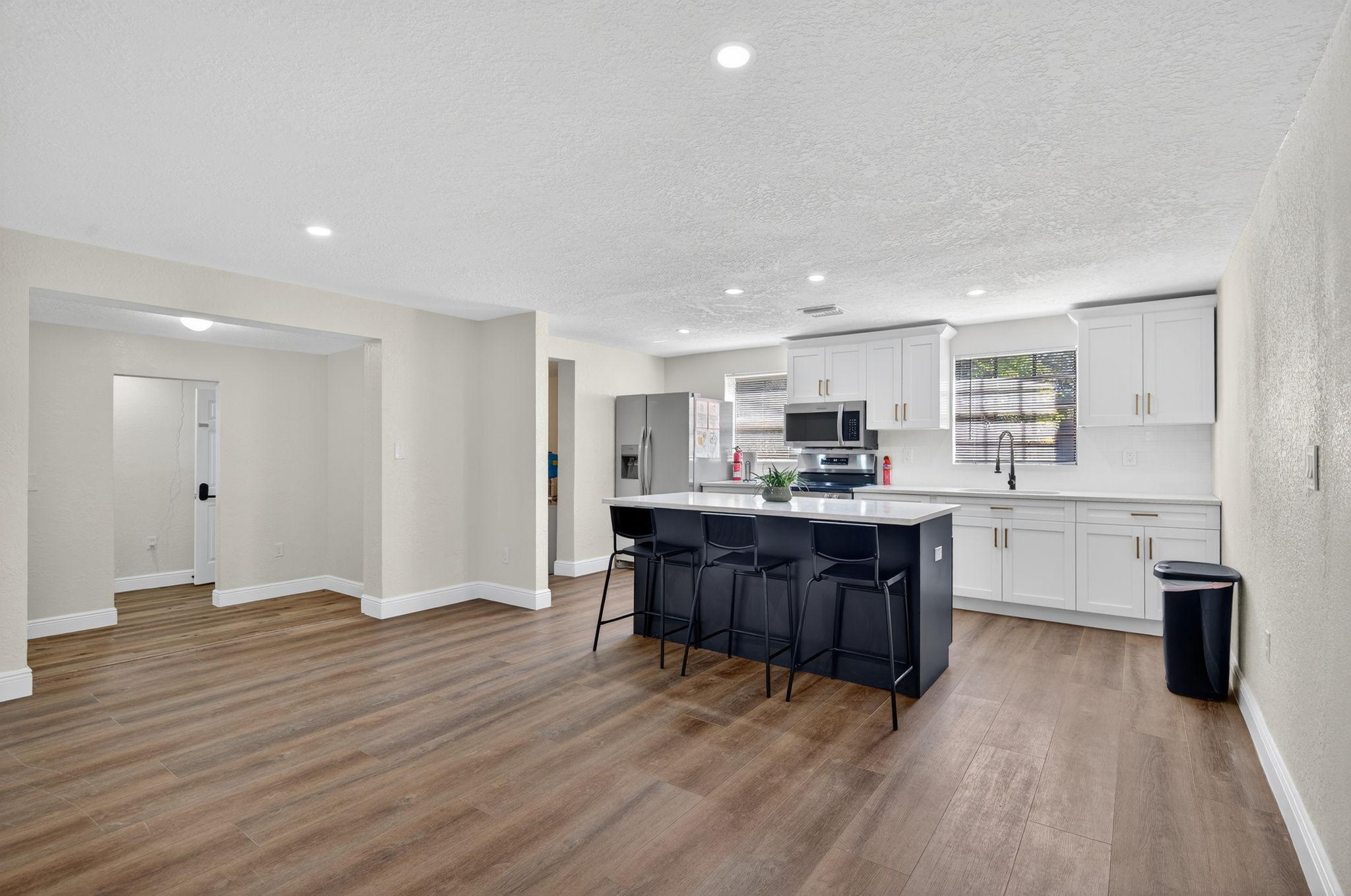 Step into a newly renovated home with modern style and plenty of space ...