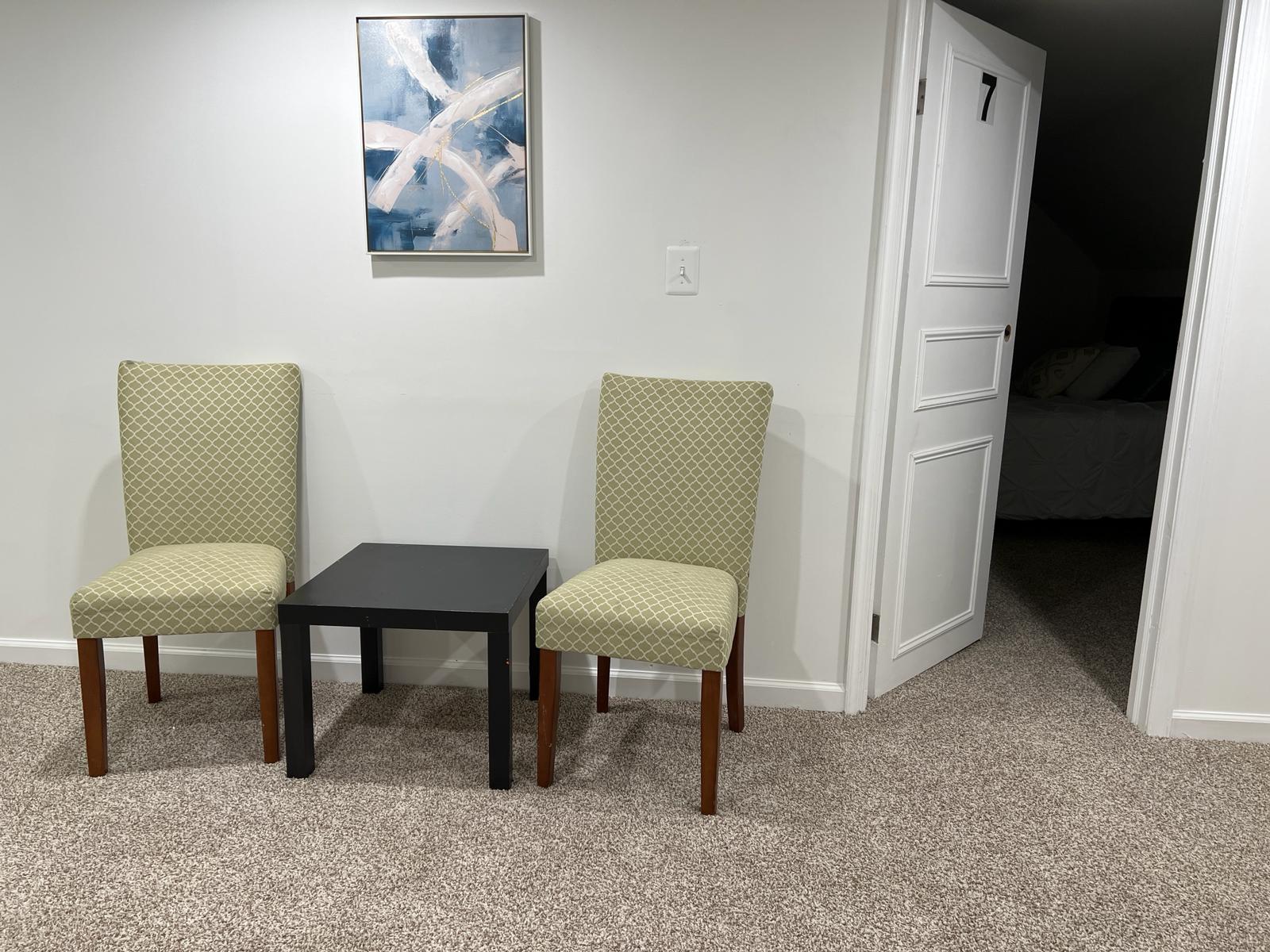 Room for Rent - Modern Elegance  Residential Calm ‍Newly Renovated White Kitchen  Public Transit All-Utilities Included  Place to Call Home